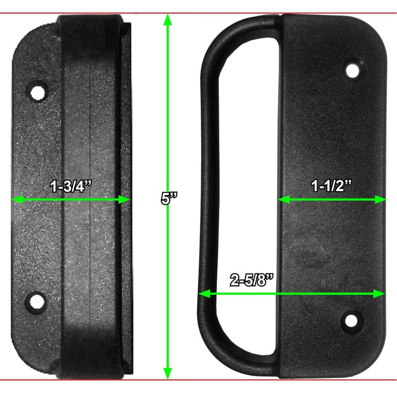 Jake Sales Universal Nylon GATE Handle -Black: Pull Works with Wood, Metal, or Vinyl Gates. (1 Pack) - Image 5